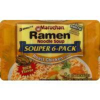 Maruchan Ramon Noodle Soup, Roast Chicken Flavor, Souper 6-Pack