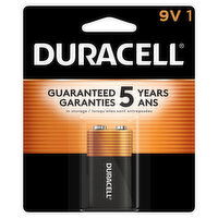 Duracell Battery, Alkaline, 9V, 1 Pack - 1 Each 