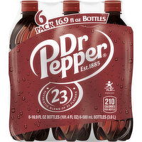 Dr Pepper Soda, 6 Pack