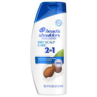 Head & Shoulders Shampoo + Conditioner, Dry Scalp Care, 2 in 1 - 20.7 Fluid ounce 