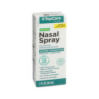 TopCare Severe Congestion Nasal Decongestant Oxymetazoline Hcl 0.05% Nasal Spray, Menthol - 1 Fluid ounce 