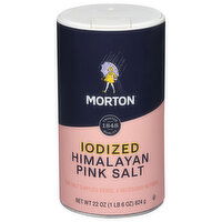 Morton Himalayan Pink Salt, Iodized - 22 Ounce
