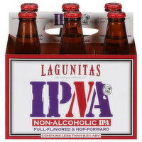 Lagunitas Beer, IPA, Non-Alcoholic - 6 Each 