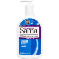 Sarna Analgesic Lotion, External, Anti-Itch, Sensitive - 7.5 Fluid ounce 