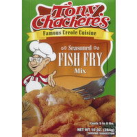 Tony Chachere's Fish Fry Mix, Seasoned - 10 Ounce 