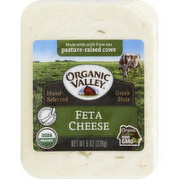 Organic Valley Cheese, Greek Style, Feta - 8 Ounce 