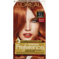 Superior Preference Permanent Color, with Shine Serum, Warmer, Lightest Auburn 7LA