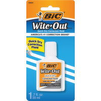 BiC Correction Fluid, White, Quick Dry - 0.7 Ounce 