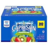 Capri Sun Juice Drink Blend, Strawberry Kiwi - 30 Each 