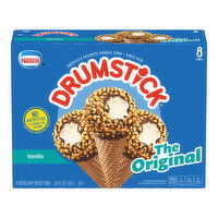 Drumstick The Original, Vanilla, 8 Pack Frozen Dessert Cones - 36.8 Fluid ounce 