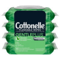 Cottonelle Wipes, Flushable, 4 Packs - 4 Each 