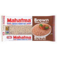 Mahatma Rice, Whole Grain, Brown - 16 Ounce 