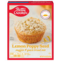 Betty Crocker Mix, Lemon Poppy Seed, Muffin & Quick