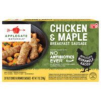 Applegate Naturals Breakfast Sausage, Chicken & Maple - 10 Each 