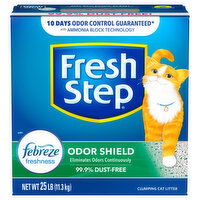 Fresh Step Cat Litter, Clumping, with Febreze Freshness - 25 Pound 