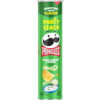 Pringles Potato Crisps, Sour Cream & Onion Flavored, Party Stack - 7.1 Ounce 