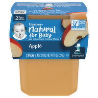 Gerber Apple, Sitter 2nd Foods, 2 Pack - 2 Each 