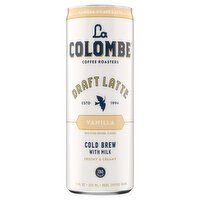 La Colombe Cold Brew, with Milk, Draft Latte, Vanilla - 11 Fluid ounce 