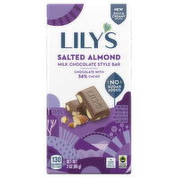 Lily's Bar, Salted Almond, Milk Chocolate Style