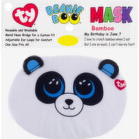 ty Beanie Boo Face Mask, Bamboo - 1 Each 