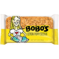 Bobo's Lemon Poppyseed Oat Bar - 3 Ounce 