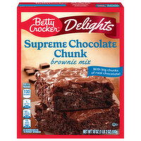 Betty Crocker Brownie Mix, Supreme Chocolate Chunk - 18 Ounce 