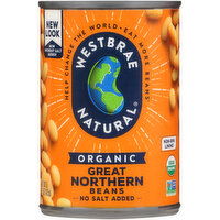 Westbrae Natural Organic Great Northern Beans - 15 Ounce 