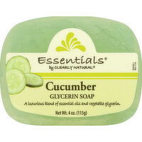 Clearly Natural Soap, Glycerin, Cucumber - 4 Ounce 