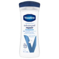 Vaseline Lotion, Unscented, Advanced Repair - 10 Fluid ounce 