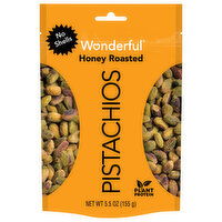 Wonderful No Shells Honey Roasted Pistachios - 5.5 Ounce