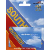 Southwest Gift Card, $50 - 1 Each 