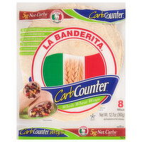 La Banderita Tortillas, Whole Wheat, Wraps - 8 Each 