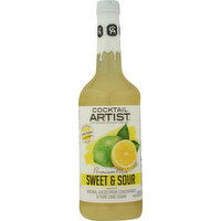 Cocktail Artist Premium Mix, Sweet & Sour - 33.8 Fluid ounce 