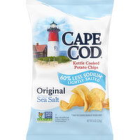 Cape Cod Potato Chips, Lightly Salted, Kettle Cooked - 8 Ounce