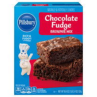 Pillsbury Brownie Mix, Chocolate Fudge, 13 in x 9 in, Family Size