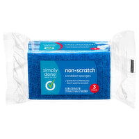 Simply Done Scrubber Sponges, Non-Scratch