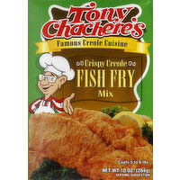 Tony Chachere's Fish Fry Mix, Crispy Creole - 10 Ounce 