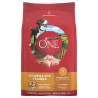 Purina One Dog Food, Chicken & Rice Formula, Adult - 4 Pound 