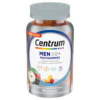 Centrum MultiGummies, Men 50+, Gummies, Assorted Natural Fruit Flavors - 80 Each 