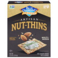 Blue Diamond Almonds Rice Cracker Snacks, Artisan, Multi-Seeds - 4.25 Ounce 