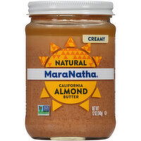 MaraNatha Almond Butter, Natural, No Stir, Creamy - 12 Ounce 