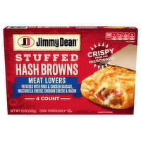 Jimmy Dean Hash Browns, Stuffed, Meat Lovers