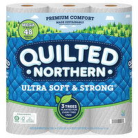 Quilted Northern Bathroom Tissue, Unscented, Mega Rolls, 2-Ply