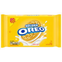 OREO Golden Sandwich Cookies, Family Size - 18.12 Ounce 