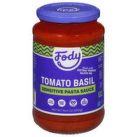 Fody Sensitive Pasta Sauce, Tomato Basil - 19.4 Ounce 