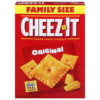 Cheez-It Baked Snack Crackers, Original, Family Size - 21 Ounce 