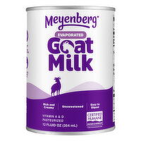 Meyenberg Evaporated Goat Milk, Certified Humane, Kosher, Gluten Free, Easy to Digest - 12 Fluid ounce 