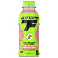 Fast Twitch Energy Drink, Strawberry Lemonade, Zero Sugar - 12 Fluid ounce 