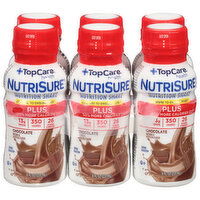 TopCare Nutrition Shake, Chocolate, NutriSure, Plus - 8 Fluid ounce 