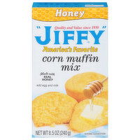 Jiffy Corn Muffin Mix, Honey - 8.5 Ounce 